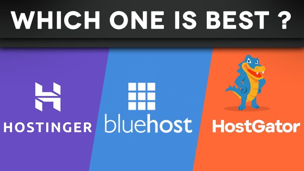 Bluehost Vs Hostgator Vs Hostinger